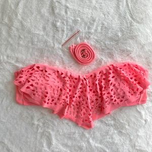 Pink bandeau swim top from Xhilaration by Target